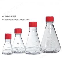 细胞培养用透气盖1000ml三角细胞培养瓶 带档板带刻度 货号17412